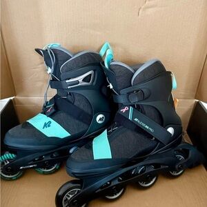 K2 Women's Inline Skates - Black and Teal